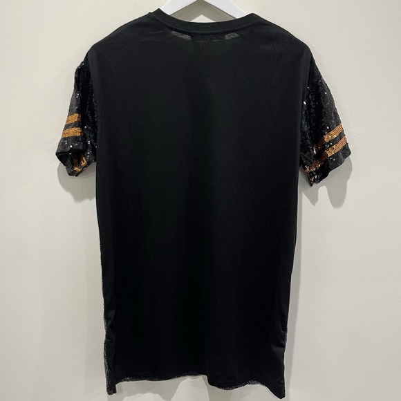 New Simply Southern Football Dress S/M Classy Until The Game Starts / Sequined - Picture 3 of 10